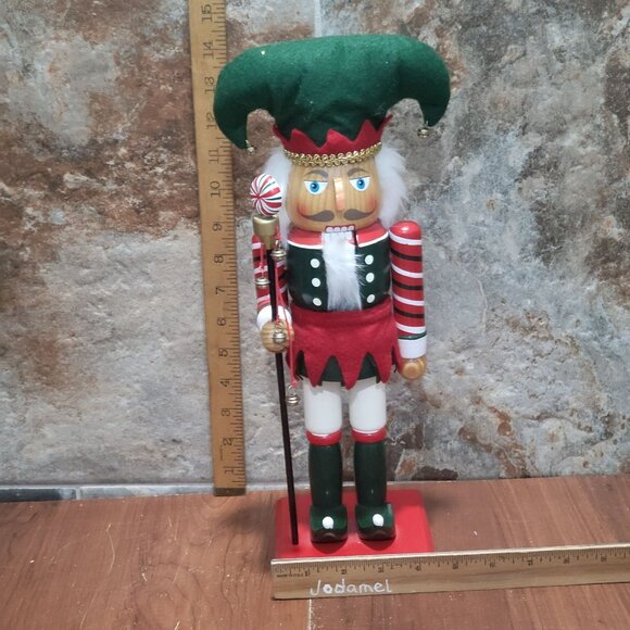 Vintage Nutcracker Musicians Candy Cane Jester 2005 14 In Tall Limited Edition - Picture 10 of 11
